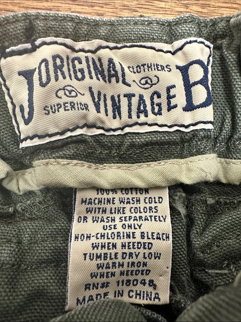 Vintage casual cargo